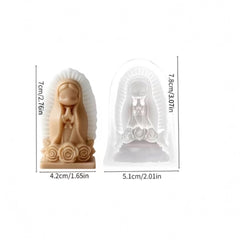 Molde Silicona Suave Virgen Nuestra Señora de Guadalupe