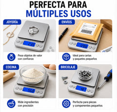 Gramera de Precisión 3.000 Gr