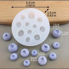 Moldes Silicona Frambuesas y Arándanos Mini
