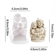 Molde Silicona Suave Sagrada Familia Pequeña