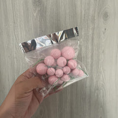 Esferas Decorativas Rosadas para Tortas