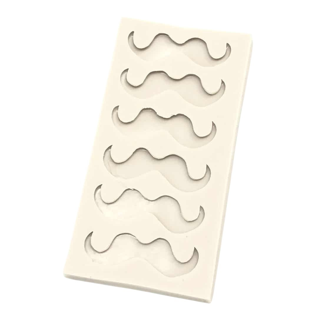 Molde Silicona Mostachos x 6