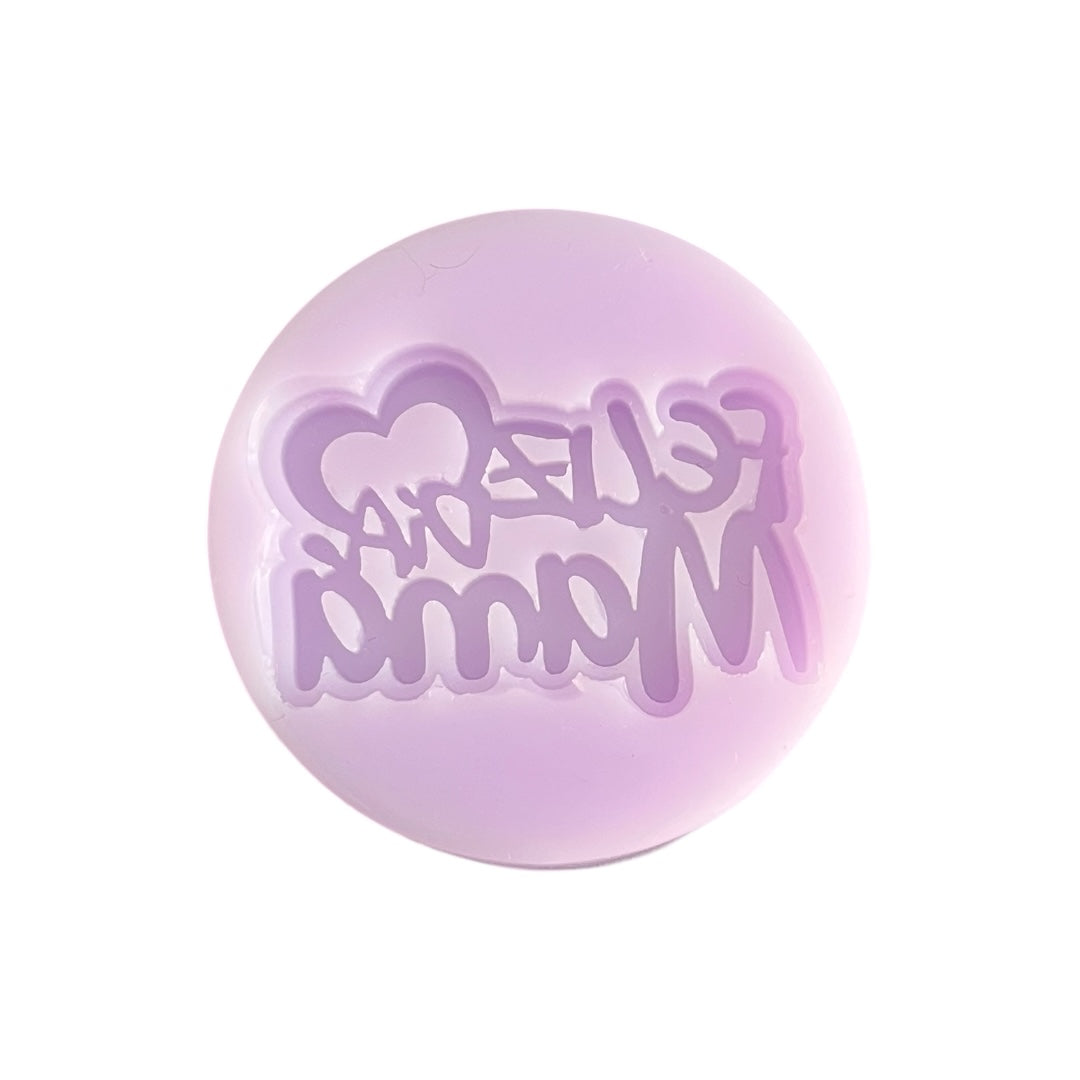 Molde Silicona Mensaje Feliz Día Mamá #1