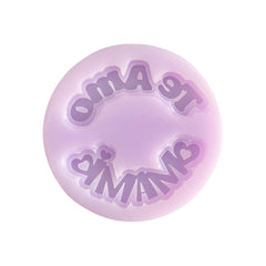 Molde Silicona Mensaje Te Amo Mami