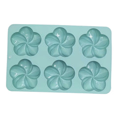 Molde Silicona Flor Hawaiana x 6