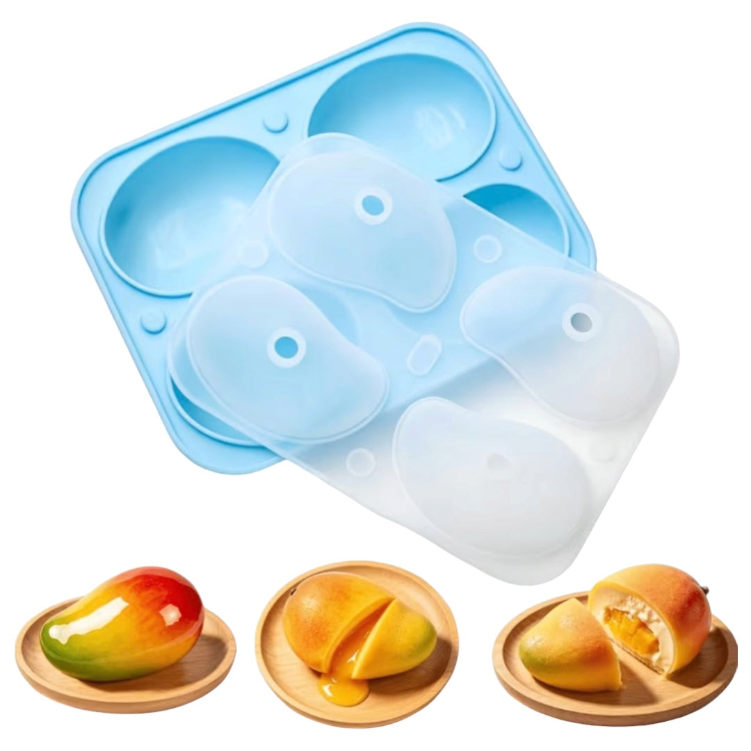 Molde Silicona Mango 3D de 2 Piezas