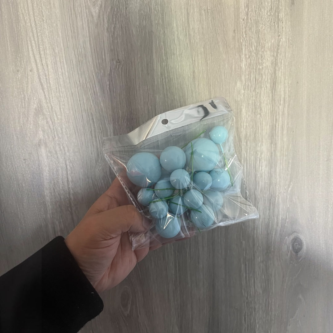 Esferas Decorativas Azul Celeste