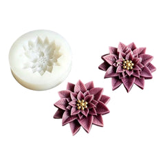 Molde Silicona Flor Poinsettia