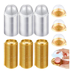 Empaque Domo Dorado Mini x 10