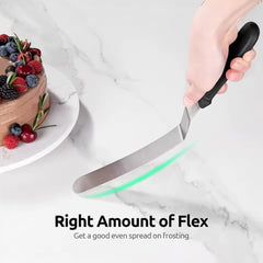 Espátulas Curvas de Acero 15-20-25 cm