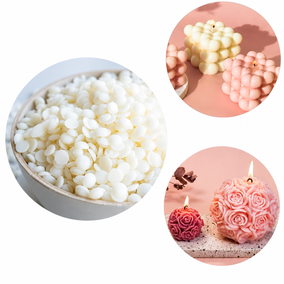 Cera de Soya Alto Punto de Fusión APF x 1 Kg
