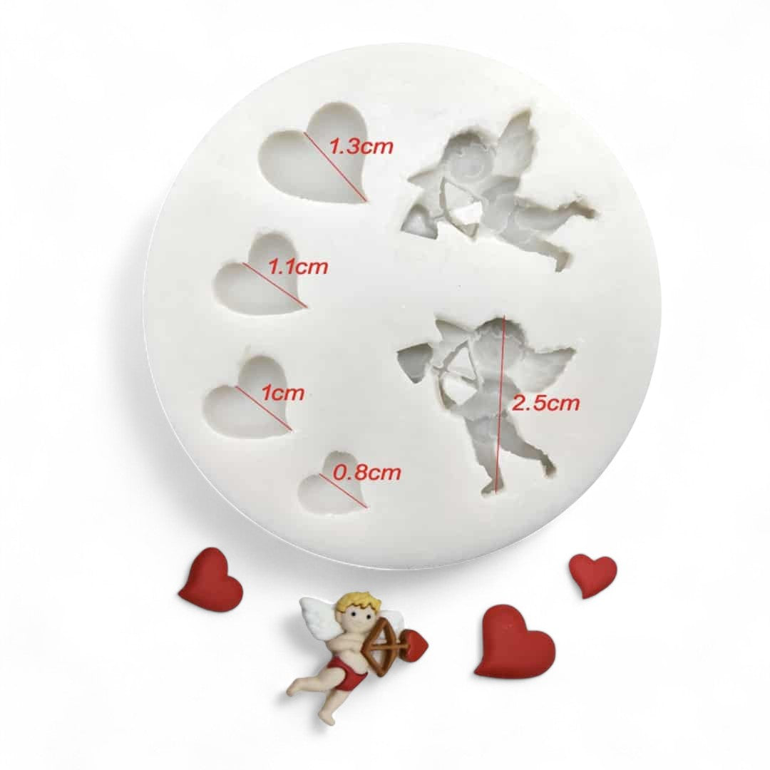 Molde Silicona Cupido