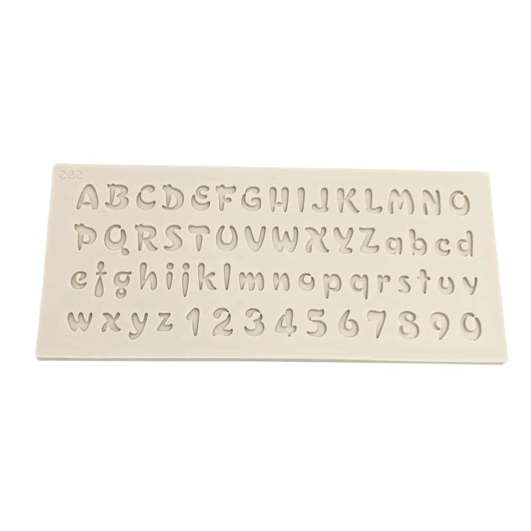 Molde Silicona Alfabeto Cómic Mini