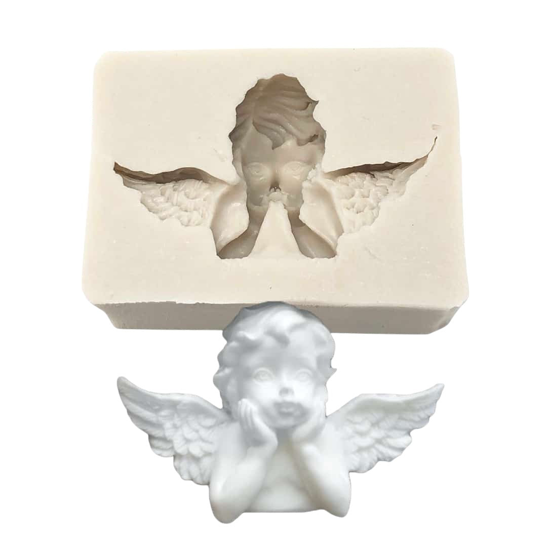 Molde Silicona Ángel Clásico