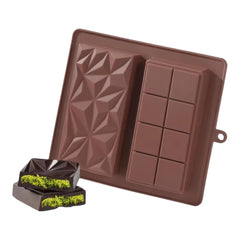 Molde Silicona Barra Chocolate Dubái Doble