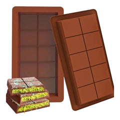 Molde Silicona Barra Chocolate Dubái Grande