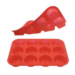Molde Silicona Cupcake Clásico x 12