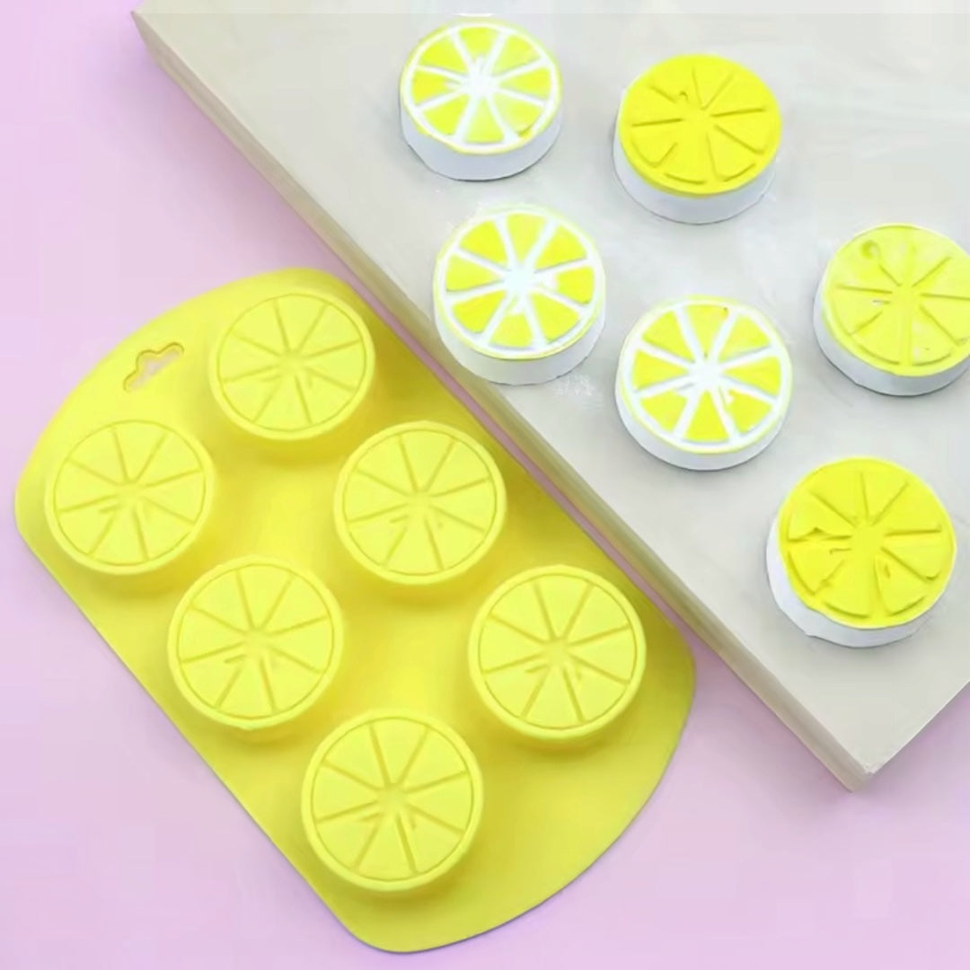 Molde Silicona Limones x 6