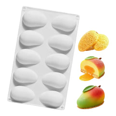 Molde Silicona Mangos x 10