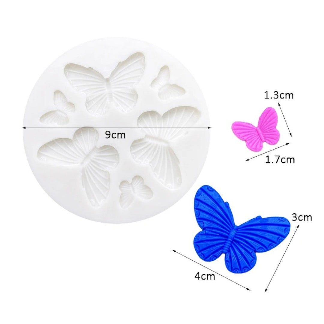 Molde Silicona Mariposas Eterna Primavera