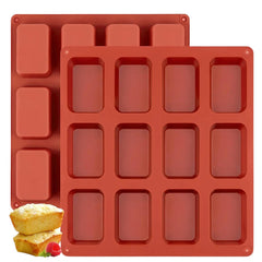 Molde Silicona Mini Cakes x 12