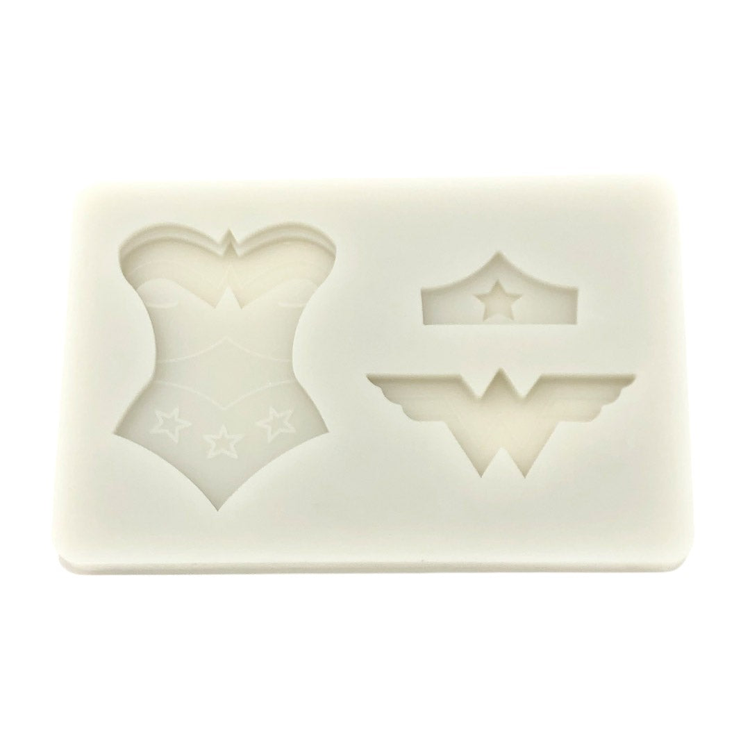 Molde Silicona Mujer Maravilla