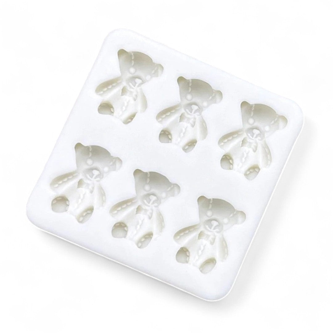Molde Silicona Osos Sentados Mini x 6