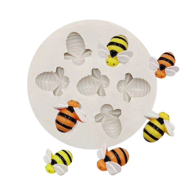 Molde Silicona Abejas