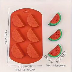 Molde Silicona Sandía  x 6