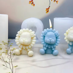 Molde Silicona Suave León Tierno 3D