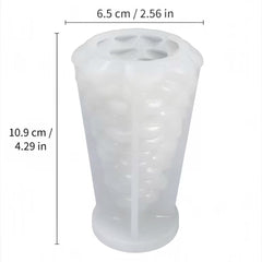 Molde Silicona Suave Árbol de Navidad 3D Alto