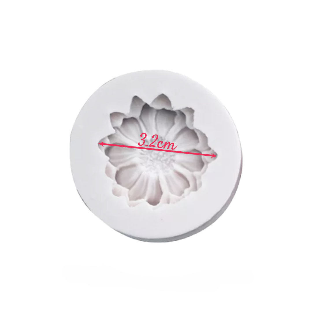 Molde Silicona Flor Camarena