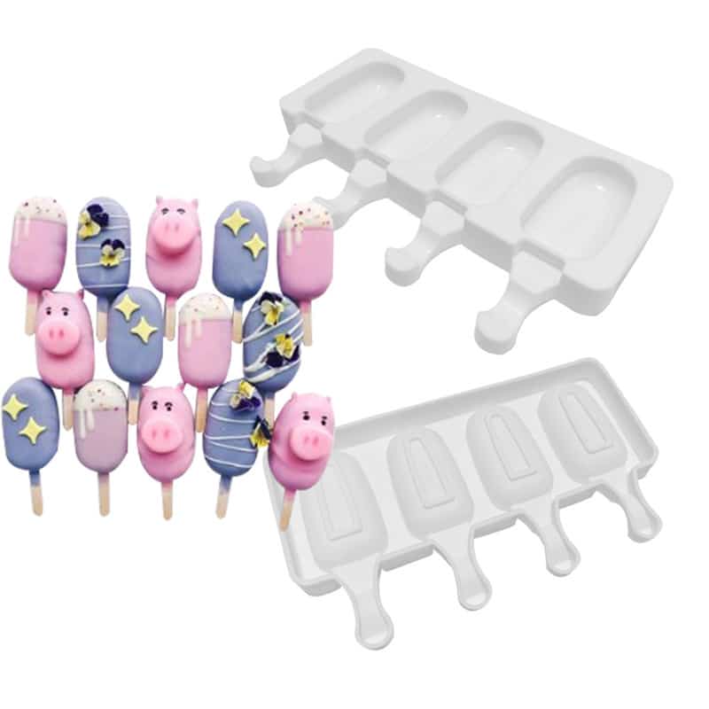 Molde Silicona Paleta Clásica Pequeña