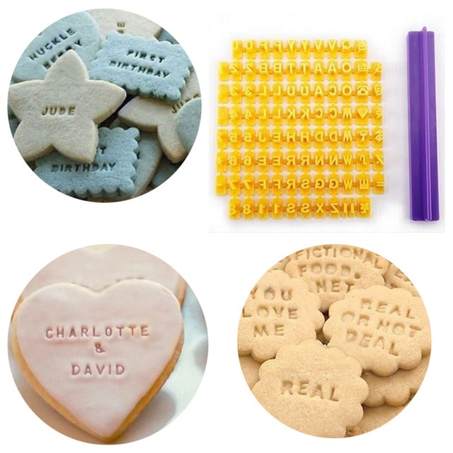 Sello Alfabeto Mini para Galletas y Masas